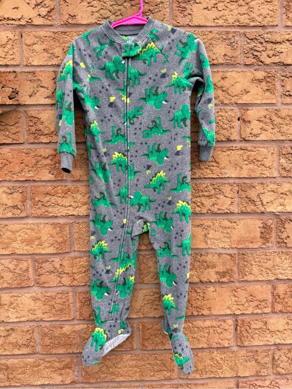 🌿10/$25 • Child of Mine Carters Dinosaur Print Fleece Sleeper